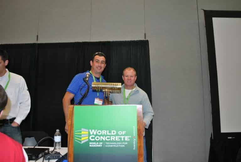 Dino with mentor Bob Harris